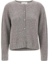 Kaos - Wol Cardigans Met Strass - Lyst