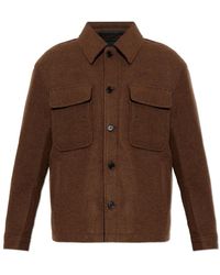 AllSaints - Jassen ,Bruin ,Katoen Cayson Jacket - Lyst