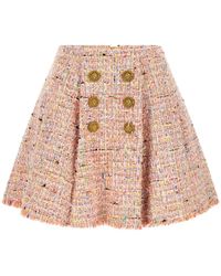 Balmain - Short Skirts - Lyst