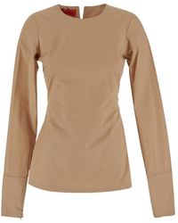 Thelatest - Long Sleeve T-Shirts - Lyst