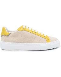 Fabiana Filippi - Sneaker aus canvas und leder mit diamantfaden - Lyst