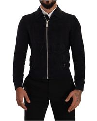 Dolce & Gabbana - Indrukwekkende Lamsleren Jassencoat - Lyst