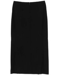 Rohe - Rokken ,Zwart ,Midi Rok - Lyst
