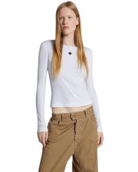 DSquared² - Long Sleeve T-Shirts - Lyst