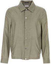 Brunello Cucinelli - Jassen ,Grijs ,Bonded Silk Unlined Outerwear Jacket - Lyst