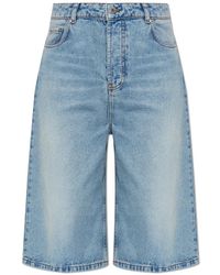 Ami Paris - Denim Shorts - Lyst