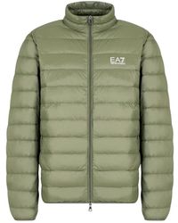 EA7 - Jassen ,Groen ,Core Identity Packable Donsjas - Lyst