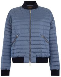 Moorer - Jassen ,Blauw ,Polyester Jolanda Jacket - Lyst