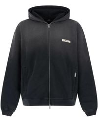 Represent - Logo Tape Zip-Through Hoodie - Lyst