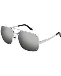 Cartier - Santos Evolution Zonnebril - Lyst