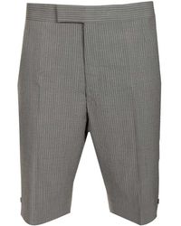 Thom Browne - Classic Seersucker Backstrap Shorts - Lyst