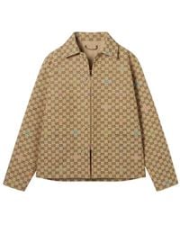 Gucci - Jassen ,Katoen Gg Canvas Jacket - Lyst
