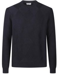 Ballantyne - Truien & Vesten ,Blauw ,Rondhals Pullover - Lyst