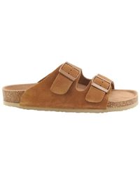 Colors Of California - Doppelriemen-Pantoletten - Lyst