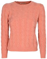 Cashmere Company - Round-Neck Knitwear - Lyst