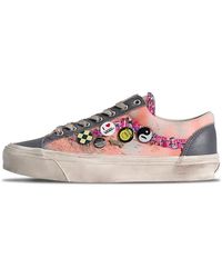 Vans - Schoenen ,Veelkleurig ,Leer Premium Old Skool 36 Souvenir Asphalt - Lyst