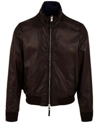 The Jack Leathers - Jassen ,Bruin ,Leer Adam Perfo Rev 06 Leren Jassen - Lyst