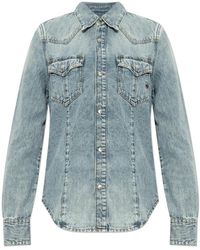 DIESEL - Denim Shirts - Lyst