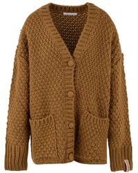 Mar De Margaritas - Truien & Vesten ,Bruin ,Kameel Sweater Cardigan - Lyst
