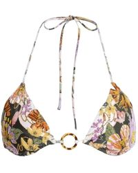 Agua Bendita - Blumen Bikini Top Lolita Stil - Lyst