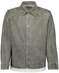 IRO - Jassen ,Grijs ,Denim Grijze Denim Overhemd Lente-Zomer 2025 - Lyst