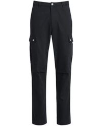 Balmain - Broeken ,Zwart ,Katoen Cotton Canvas Cargo Broek - Lyst