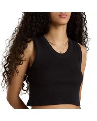 Vans - Tops ,Zwart ,Zomer Rib Tank Top - Lyst