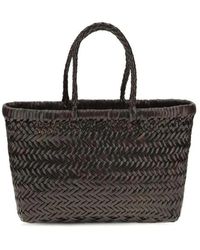 Dragon Diffusion - Geflochtene Ledertasche - Lyst