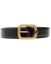 Gucci - Leren Gg Riem Met Interlocking G - Lyst
