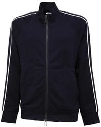 Paolo Pecora - Hoodies & Sweatvesten ,Blauw ,Katoen Winter Full Zip Katoenen Sweatshirt - Lyst