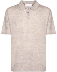 Amaranto - Polo Met Korte Mouwen - Lyst