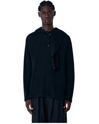 Yohji Yamamoto - Round-Neck Knitwear - Lyst