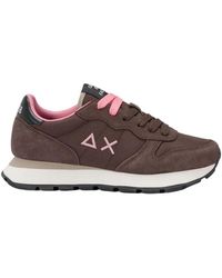 Sun 68 - Solid Ally Sneakers Van Stof En Suède - Lyst