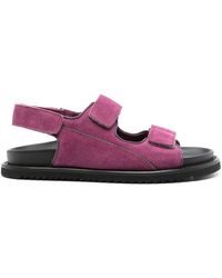 Doucal's - Sandali in camoscio a doppia fascia - Lyst