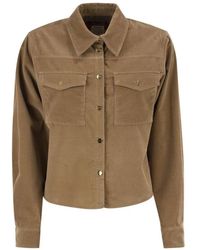Max Mara - Overhemden ,Katoen Mstrivolo Corduroy Overshirt - Lyst