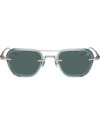 Akoni - Accessoires ,Groen ,Nylon Jura Zonnebril - Lyst