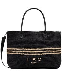 IRO - Grand Cabas Cab Raffia - Lyst