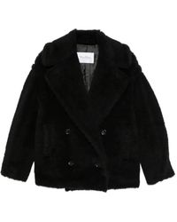 Max Mara - Jassen ,Zwart ,Double-Breasted Coats - Lyst