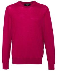 DSquared² - Round-Neck Knitwear - Lyst