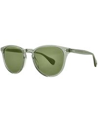 Garrett Leight - Juniper/green zanita sun sonnenbrille,schwarz/grün zanita sun sonnenbrille - Lyst