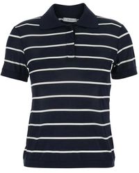 Max Mara - Tops ,Zwart ,Zijden Poloshirt - Lyst