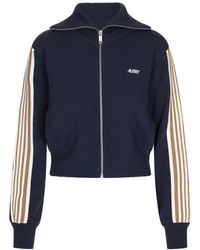Autry - Blaue Pullover Mit Viskose Und Polyamid - Lyst