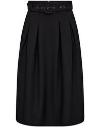 co'couture - Rokken ,Zwart ,Midi Rokken - Lyst