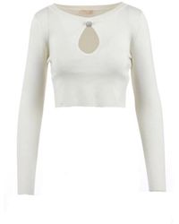 Liu Jo - Round-Neck Knitwear - Lyst