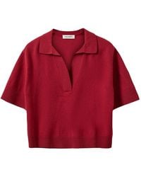Sofie Schnoor - Rote Woll-Polo-Bluse Amalysw 4154 - Lyst