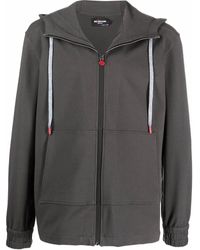 Kiton - Grauer hoodie mit reißverschluss - Lyst