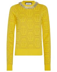 Philipp Plein - Round-Neck Knitwear - Lyst