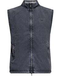 DIESEL - Jassen ,Grijs ,Leer Vest J-Erb - Lyst