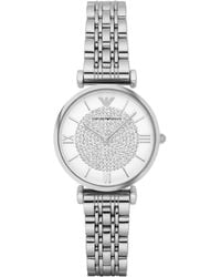 Emporio Armani - Ar2507 Ladies Kappa Wristwatch Silver - Lyst