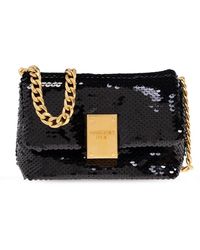 Balmain - Umhängetasche Mit Pailletten - Lyst